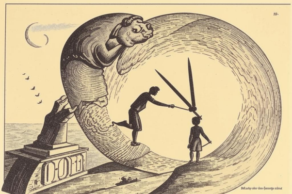 «Наc точит вpемя кончиком ножа...»