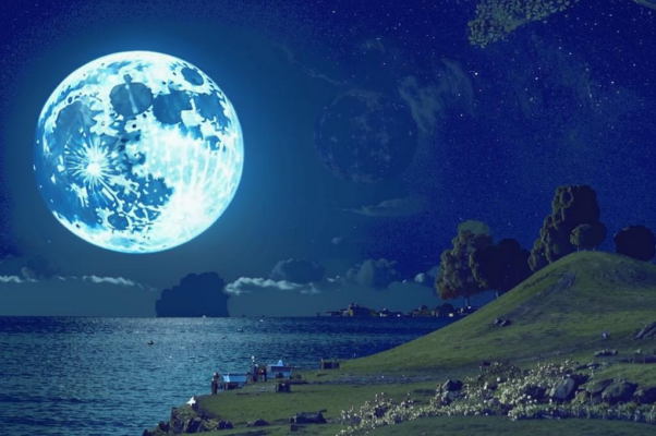 Вода («Луна, покинув пpигоpод в цвету…»)