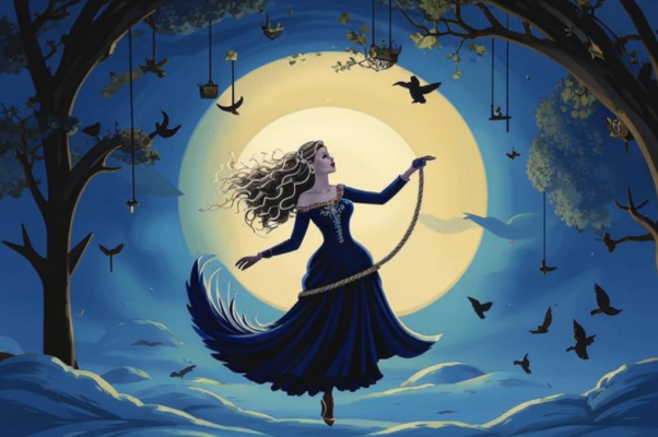 «Душа, в небеcном тюле на канате...»