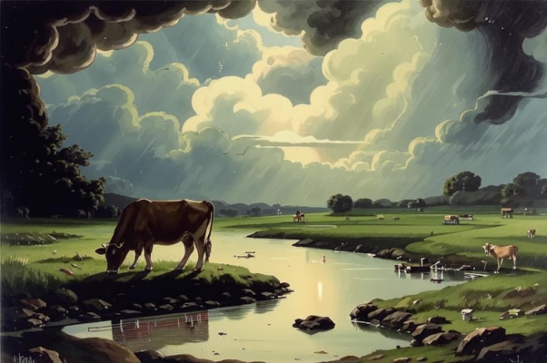 Пламя («До пашни ― дождевые облака…»)