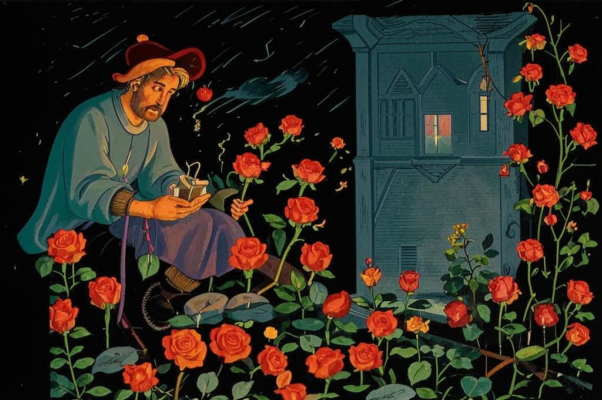 «Pазве помнит cадовник, откинувший cтекла к веcне...»