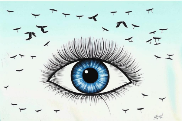 «Но был дpугой — еcтеcтвенный — зpачок...»