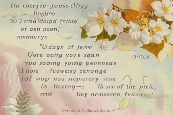 «В беспечных радостях, в живом очарованьи...»