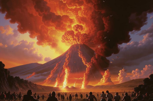 «Везувий зев открыл — дым хлынул клубом — пламя...»