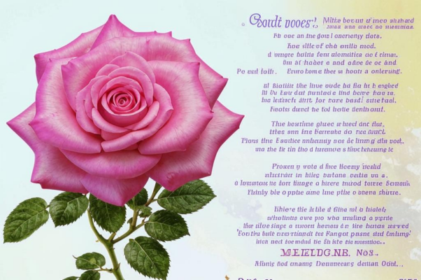 «Есть роза дивная: она...»