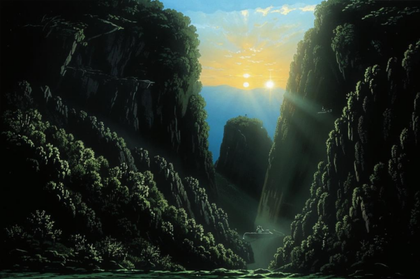 «И вот ущелье мрачных скал...»