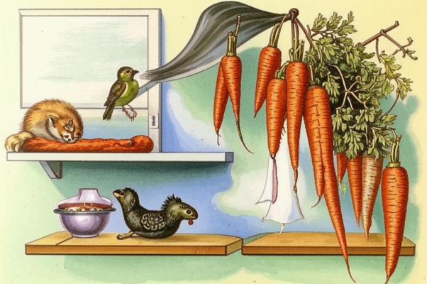 «С перегородкою коморки...»