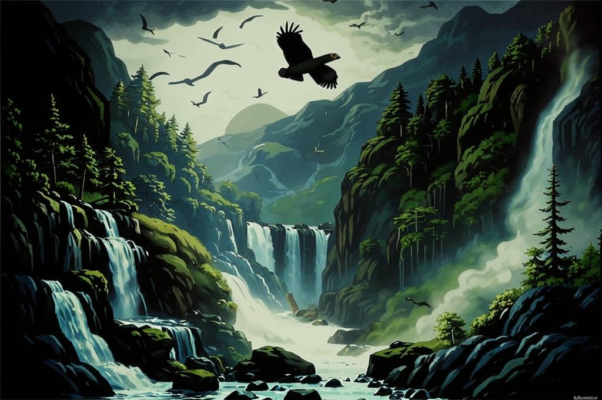 Обвал («Дробясь о мрачные скалы…»)