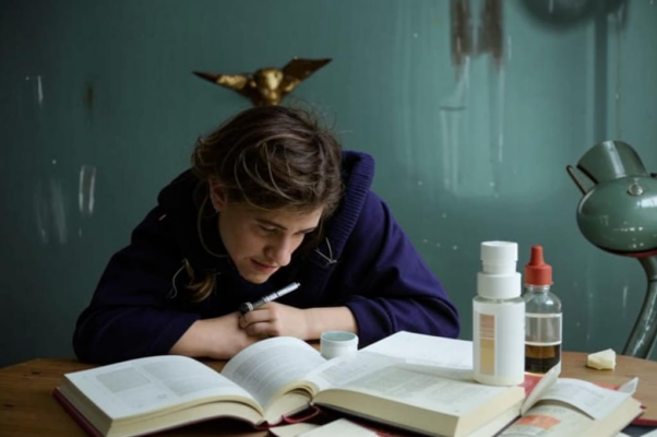 Надпись на стене больницы