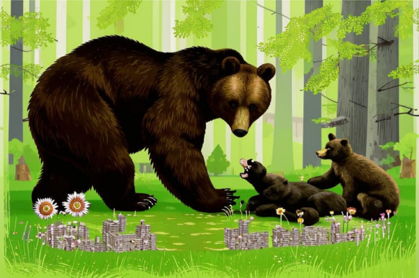 Сказка о медведихе