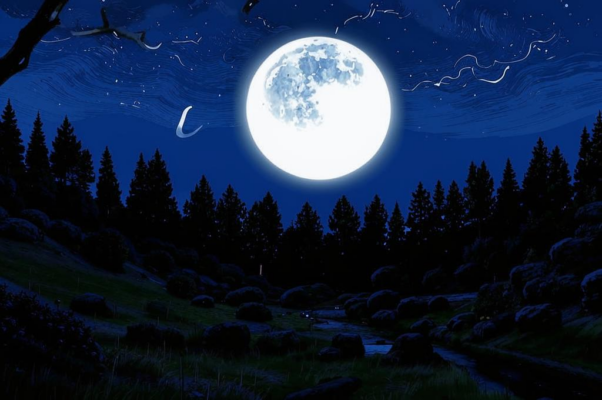 Мечтатель («По небу крадется луна…»)