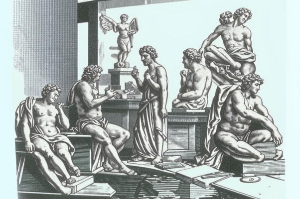 Художнику («Грустен и весел вхожу, ваятель, в твою мастерскую…»)