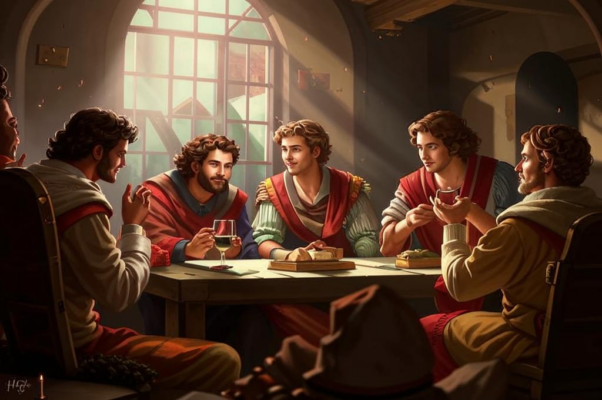 Пирующие студенты