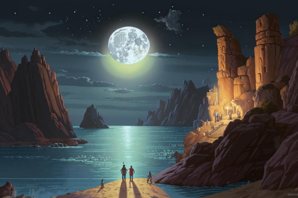 Талисман («Там, где море вечно плеще…»)