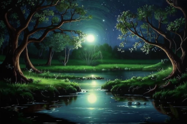 Сафические строфы («Ночь была прохладная, светло в неб…»)