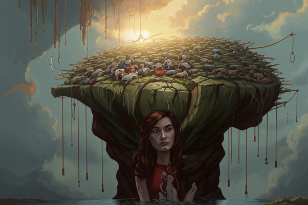 Журавли («О вы, стенящие под тяжкою руко…»)