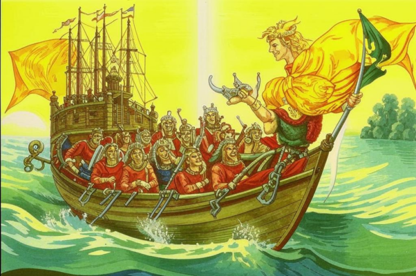 Песни петые на состязаниях в честь древним славянским божествам («Ингварь, зря ту…»)