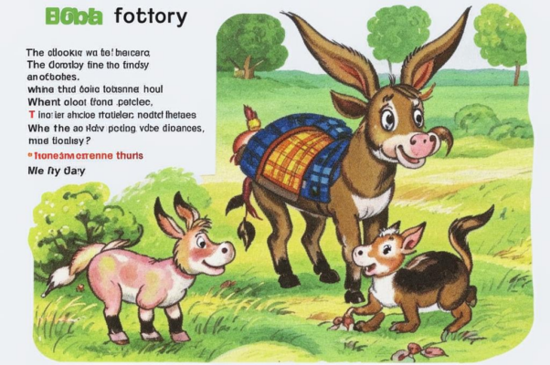 Осел, свинья и лисица