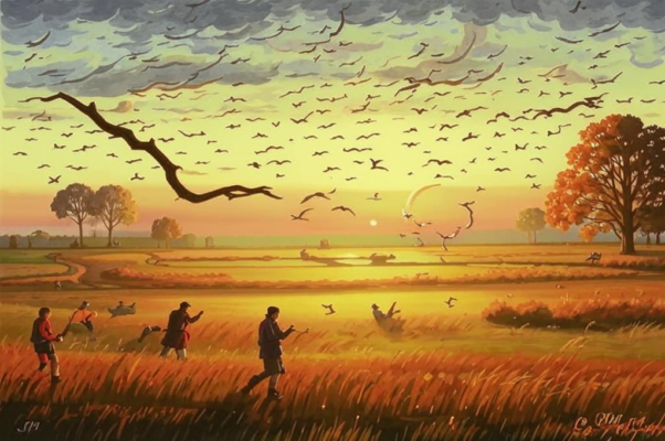 «Над рощей влажная заря...»