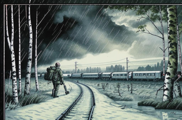 «Мне снились березы, дорога большая...»