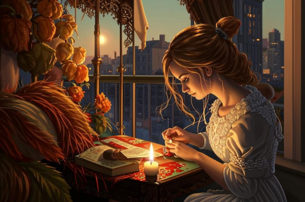 Вечером («Последний вечер.  На прощань…»)