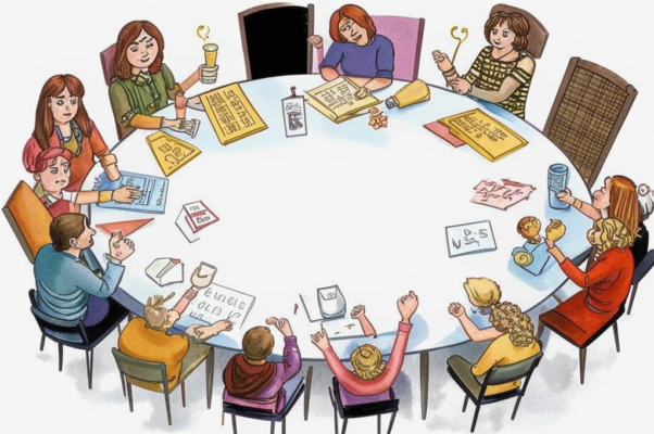 За круглым столом