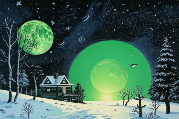 Полнолуние («Мне не спится под луной морозной…»)