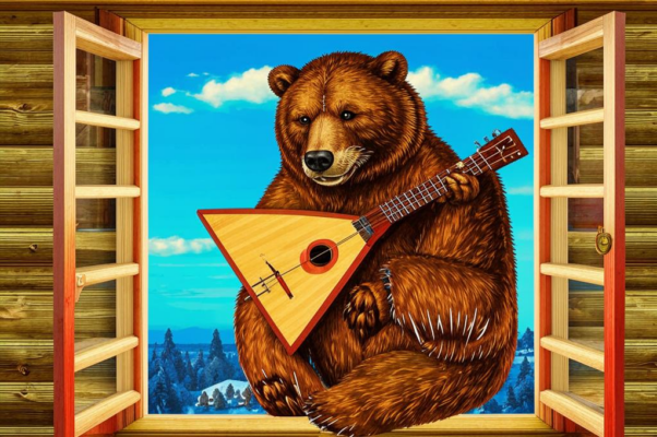 Деревянный медведь