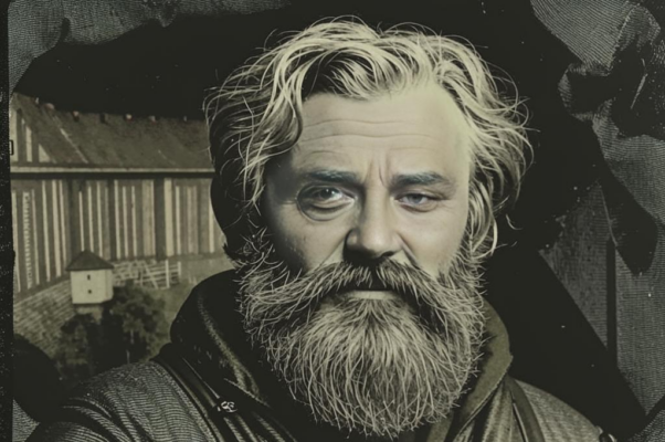 Мельница («Три окна, закрытых шторой…»)