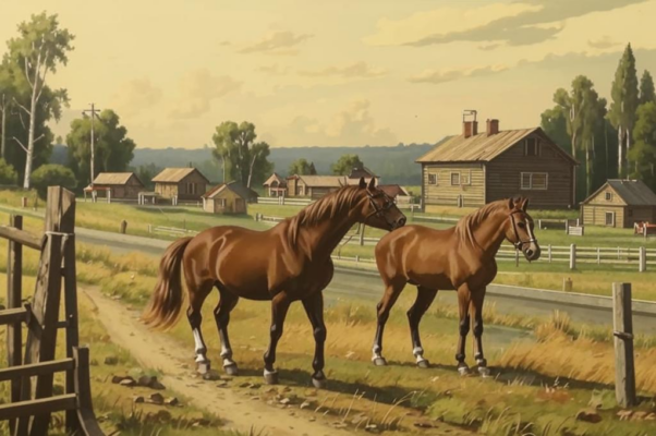 «Я забыл, / Как лошадь запрягают...»