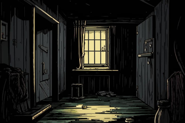 «В комнате темно…»