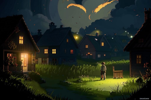 «Уже деревня вся в тени…»