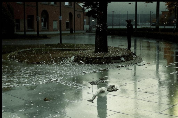 «По мокрым скверам / проходит осень...»