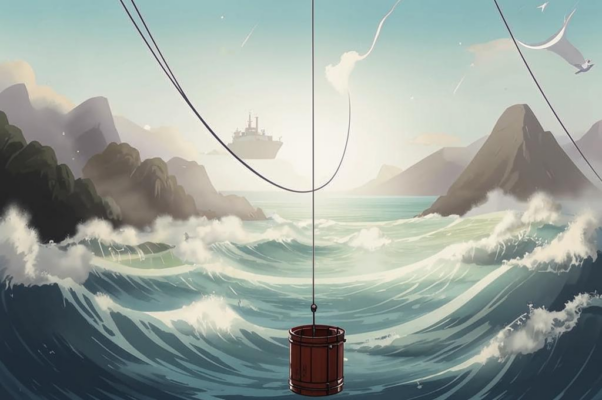 На рейде («С борта трос протянут к бочке…»)