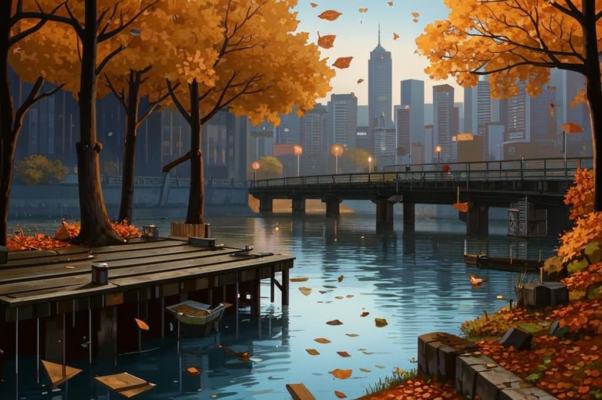 Осенняя песня («Потонула во тьме/ Отдаленная пристань…»)