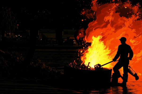 В кочегарке