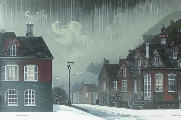 Оттепель («Нахмуренное,/ с прозеленью,/ небо…»)