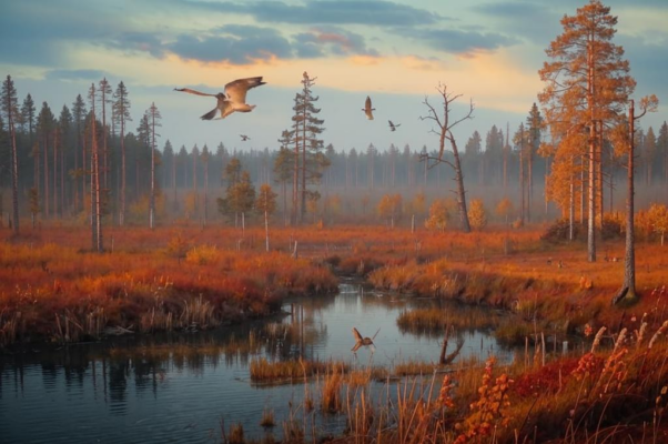Песня («Отцветет да поспеет/ На болоте морошка, …»)