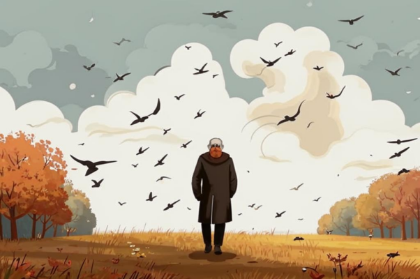 Старик («Идет старик в простой одежде…»)