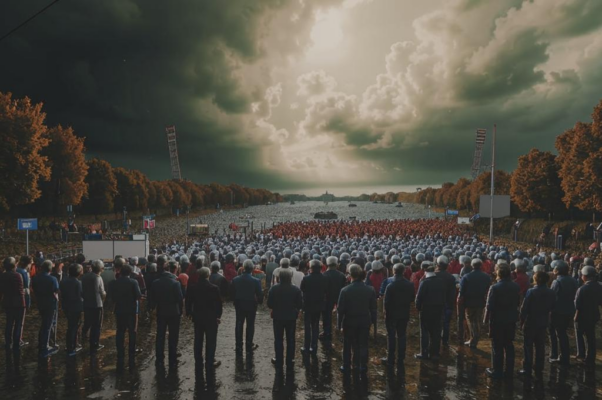 Шторм («Бушует сентябрь.  Негодует народ…»)