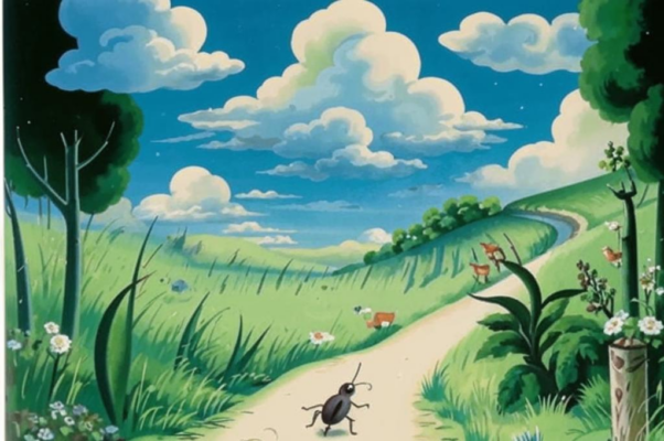 «Травой живущая среди кустов тропинка...»