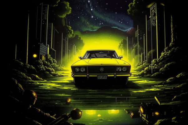 Автомобиль («В ночи, в чужом автомобиле…»)