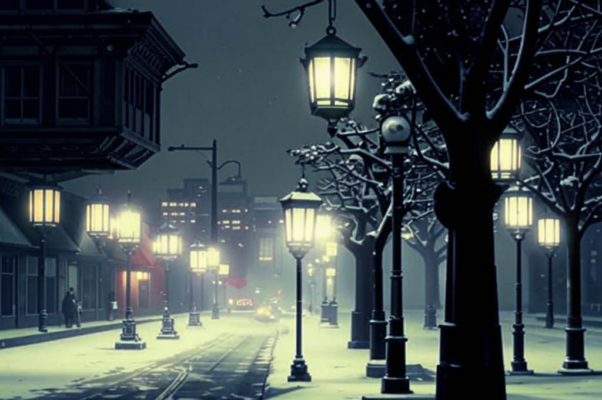 «Пойдемте, друг, вдоль улицы пустой...»