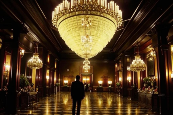 Свидание («Мы входим в зал. / Сияющие люстр…»)