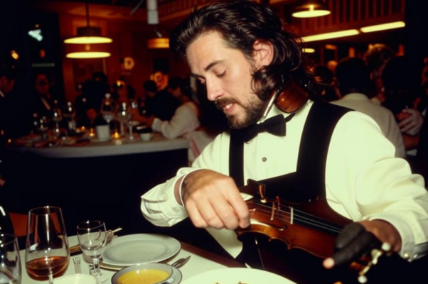 В ресторане («Нашарив побольше купюру в кармане…»)