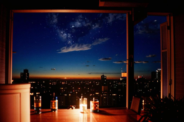 «…Поздним вечером на кухонном балконе...»