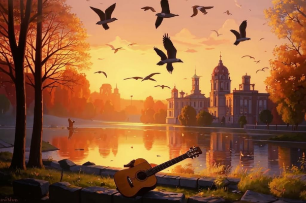 «Когда открывается утро, тогда и начинает гитара...»