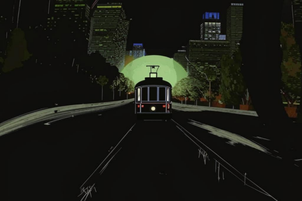 «Едет толстый жук в трамвае...»