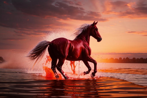 «Конь озадачен вконец. Ржет от боли...»