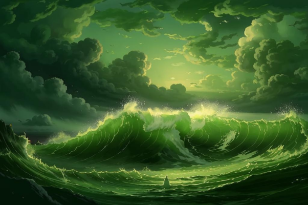 «Волны зелены, кудрявы...»